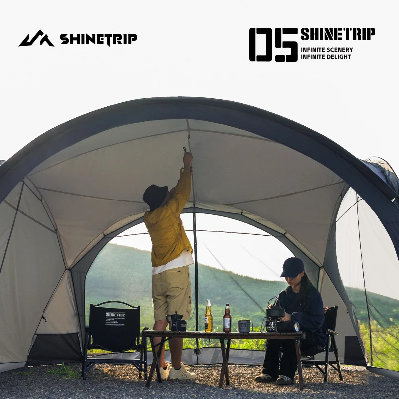 Outdoor Camping Bib Mesh Tent Accessories ShineTrip Silver-Coated