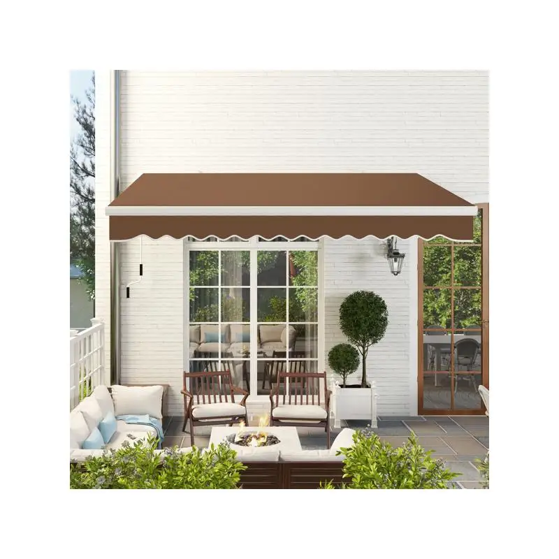 

Window Awning Outdoor Shade Canopy for Home Patio - Weather Resistant & UV Protection