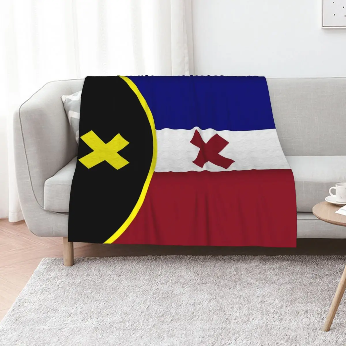 L'Manberg Dream SMP Flag Throw Blanket halloween Plush Thermals For Travel Quilt Bed linens Moving Blankets