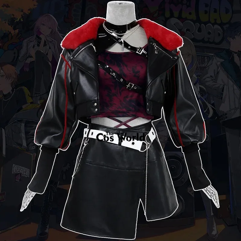 مشروع Sekai الملونة المرحلة الفذ حية سيئة فرقة Rekka Azusawa Kohane Shiraishi ملابس موحدة أنيمي تأثيري ازياء