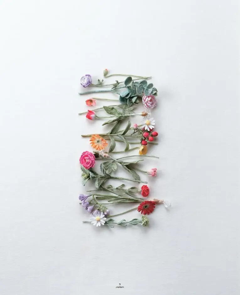 Lunarheavenly Charming Flower & Fruit Crochet Knitting Book - 30 Lace Patterns for Necklace Brooch Ornament Weaving
