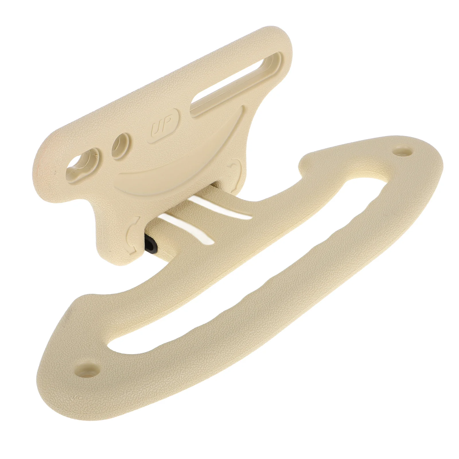 

Car Clothes Hanger Beige Multifunctional Headrest Hook For Coats Suits Jackets Front Seat Organizer Durable Abs Material