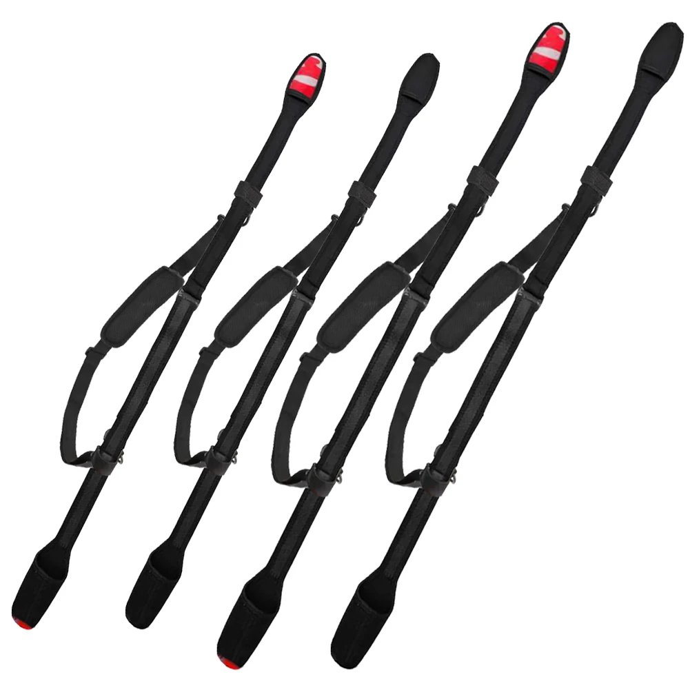 المحمولة الصيد رود حمل حزام قابل للتعديل الصيد رود حقيبة التخزين مقاومة للاهتراء السحابة التعادل الصيد الملحقات #1