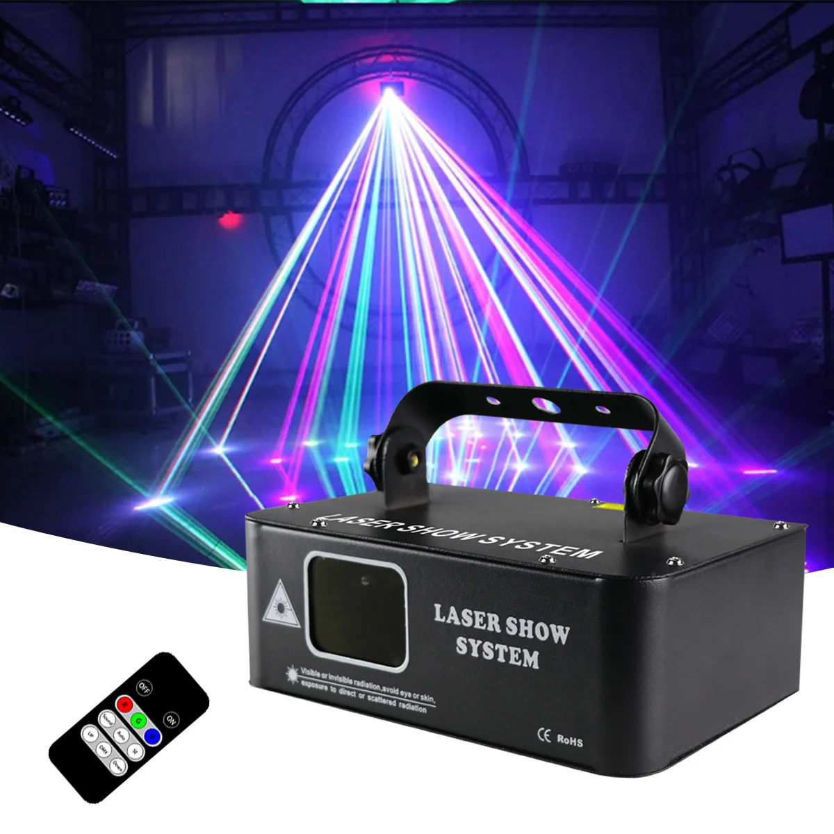 

Portable Line Patterns Laser Holiday Lighting Mini Laser Light for Party Disco Night Club Light Christmas Stage DJ Lighting