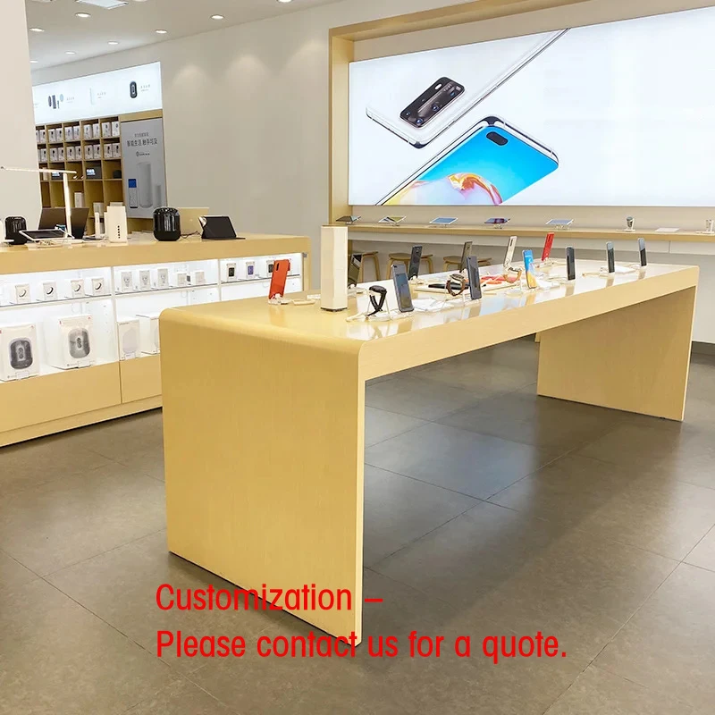 

custom.Custom Mobile Phone Experience Desk Display Desk Accessories Cabinet Computer Repair Cashier Bar Side Cabinet Desig