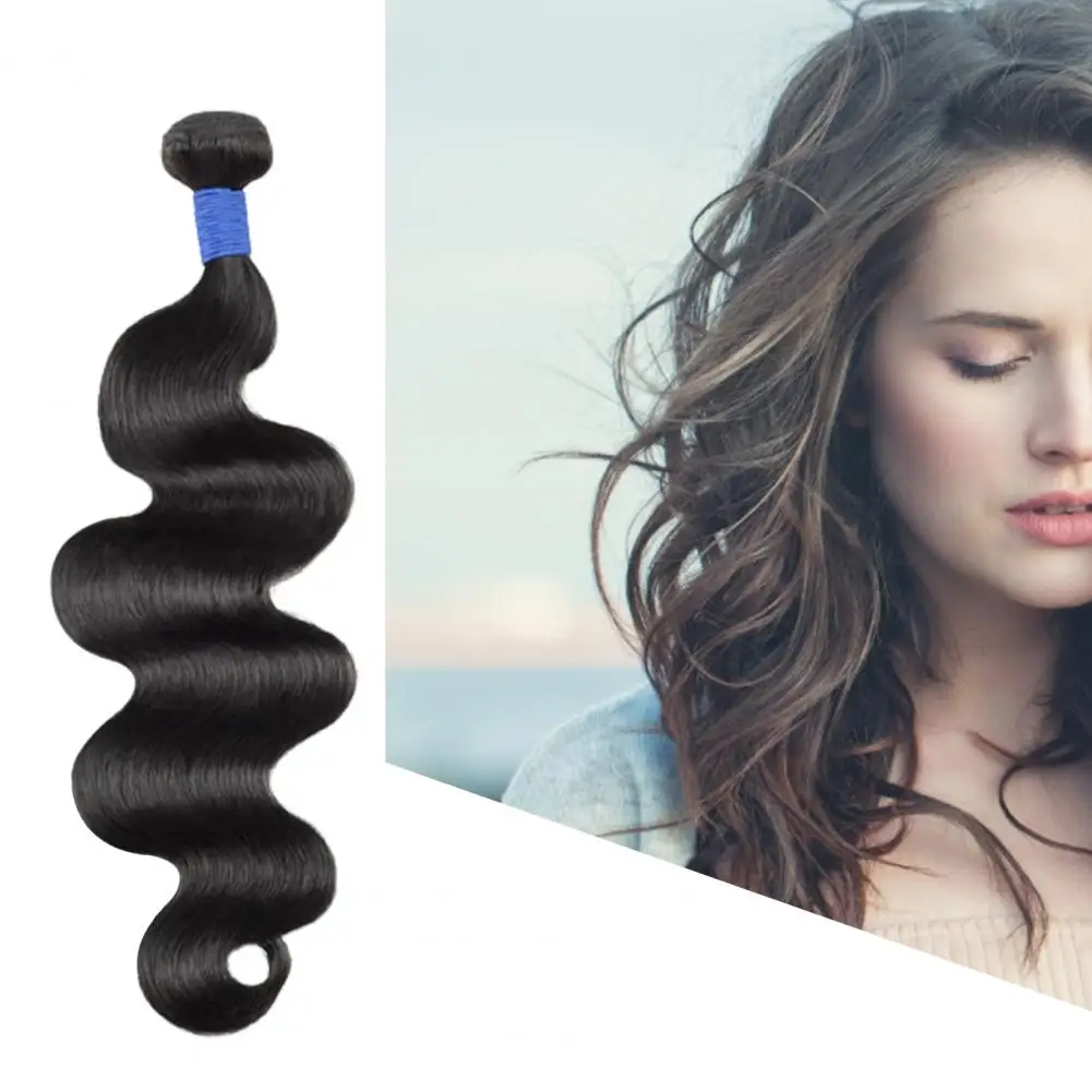 8-28 Inch Women Hair Wig Decorative Long-lasting Human Wave Hair Bundle Body Wave Brazilian Style Hair Weave Bundles For Beauty