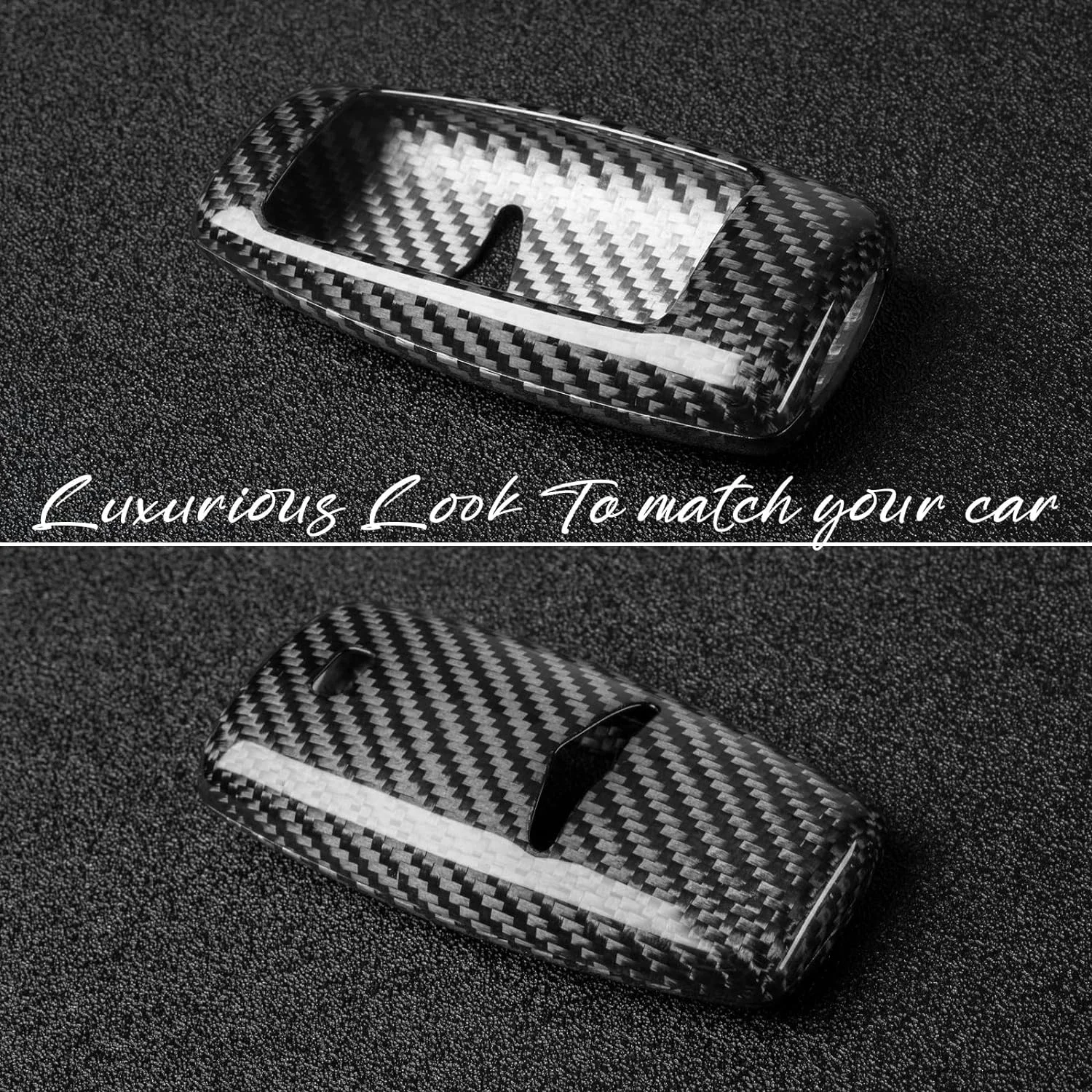 For 8 6 4 Button Genesis Key Cover Carbon Fiber Key Shell For Hyundai Genesis GV70 GV80 GV90 Key Case With Keychain Accessories