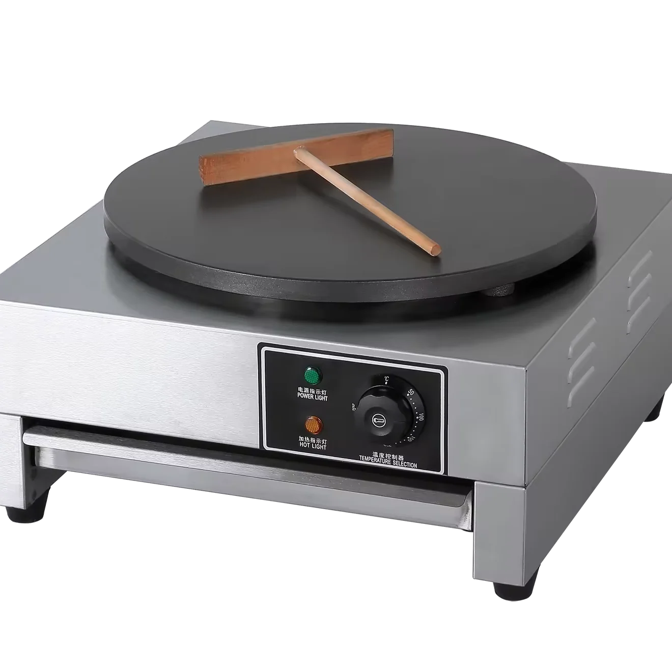 

Astar Good Quality 400mm Pan 400mm Pan Electric Single Crepe Machine New Snack Equipment More Durable For Snack Equipment