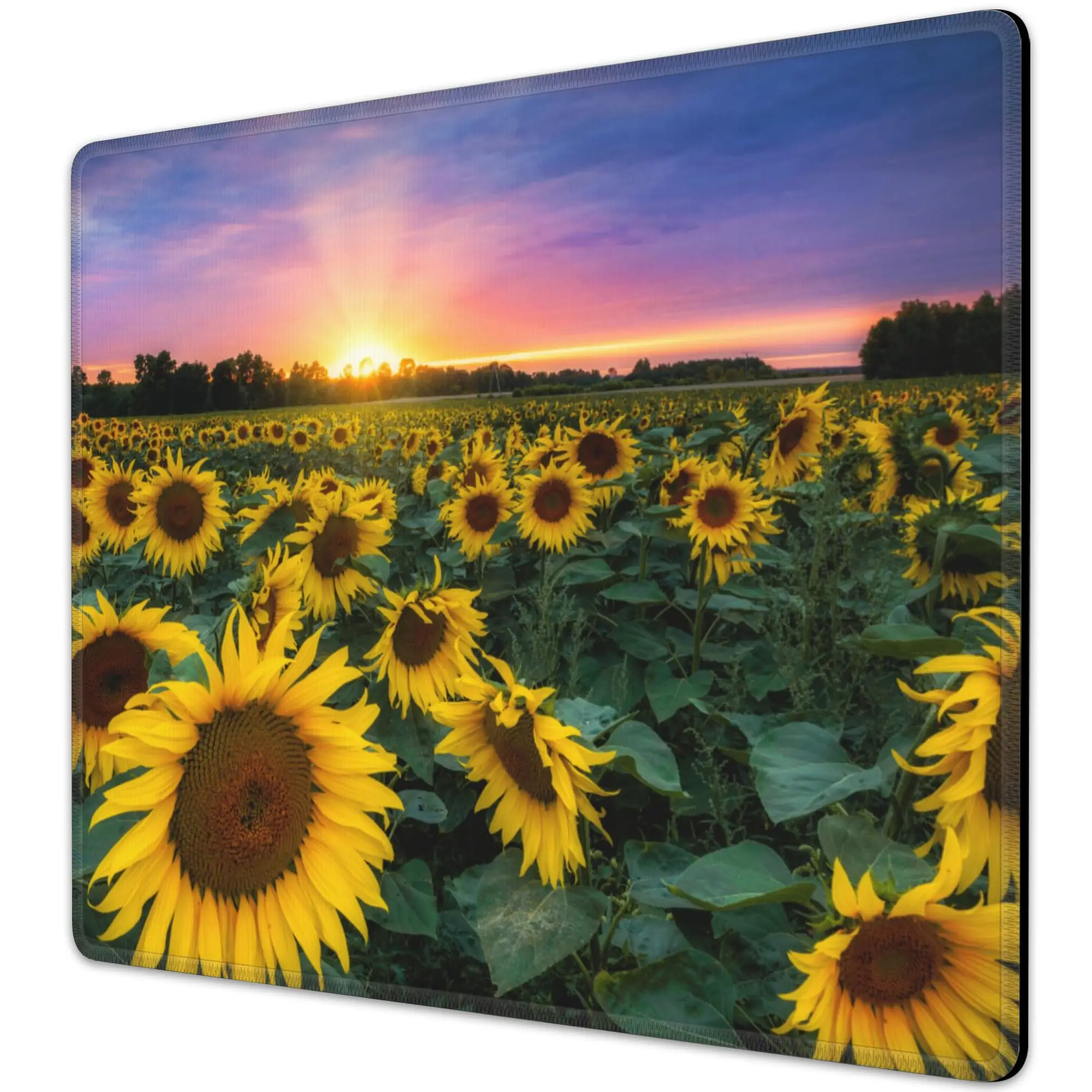 

Hot-Selling Beautiful Sunflower Field Printing Mouse Pads Comfortable Gaming Mousepad Mouse Mat Keyboard Mats Desk Pad 22x18cm