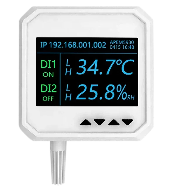 IP Temperature and Humidity Sensor Via Ethernet