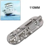 110mm Boat  Latch  316 Stainless Steel Marine  Boat  Door  Window Lock Latch Slide Barrels Bolt Clasp Silver Replacement Part