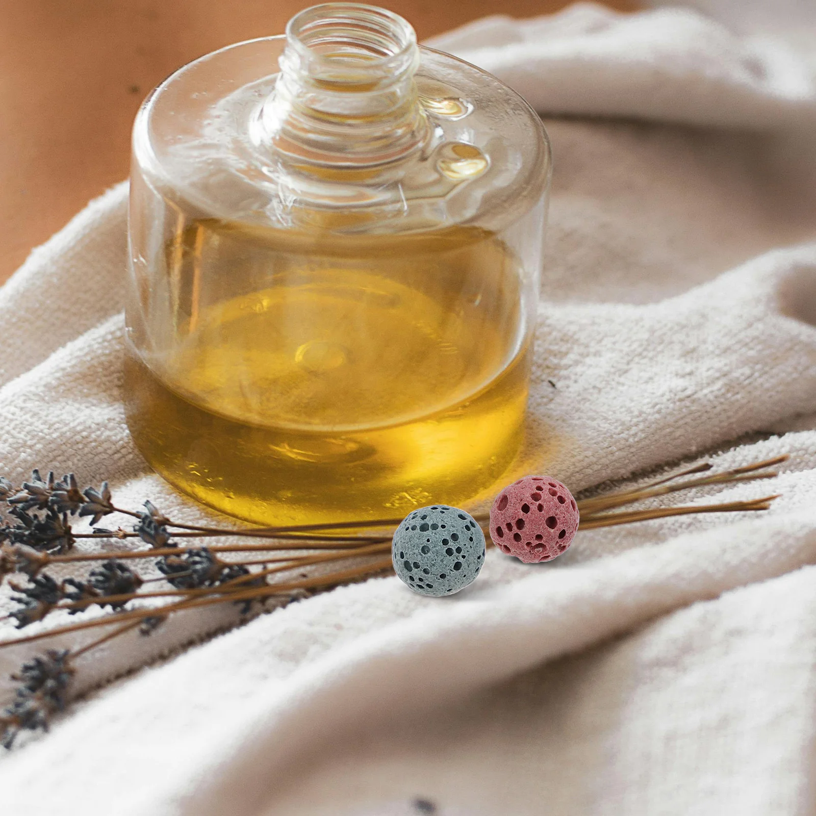 

39Pcs Aroma Beads for Cars Natural Volcanic Rock Diffuser No Hole Design Scented Oil for Car Home Office Air