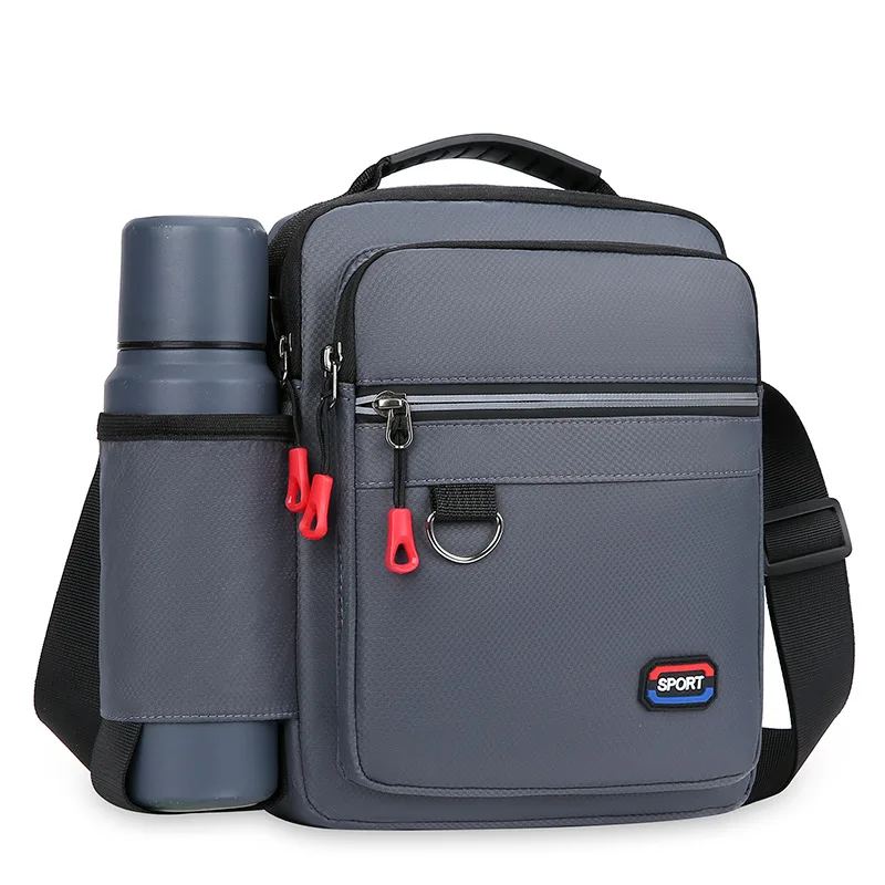Large Storage Crossbody Shoulder Messenger Bag with Side Pocket for Outdoor Sports Daily Commuting Travel Casual Daily Use