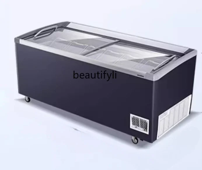 

A61 602L Combination Island Cabinet Ice Cream Cabinet, Ice Cream Cabinet Convenience Store Supermarket Supermarket Horizontal