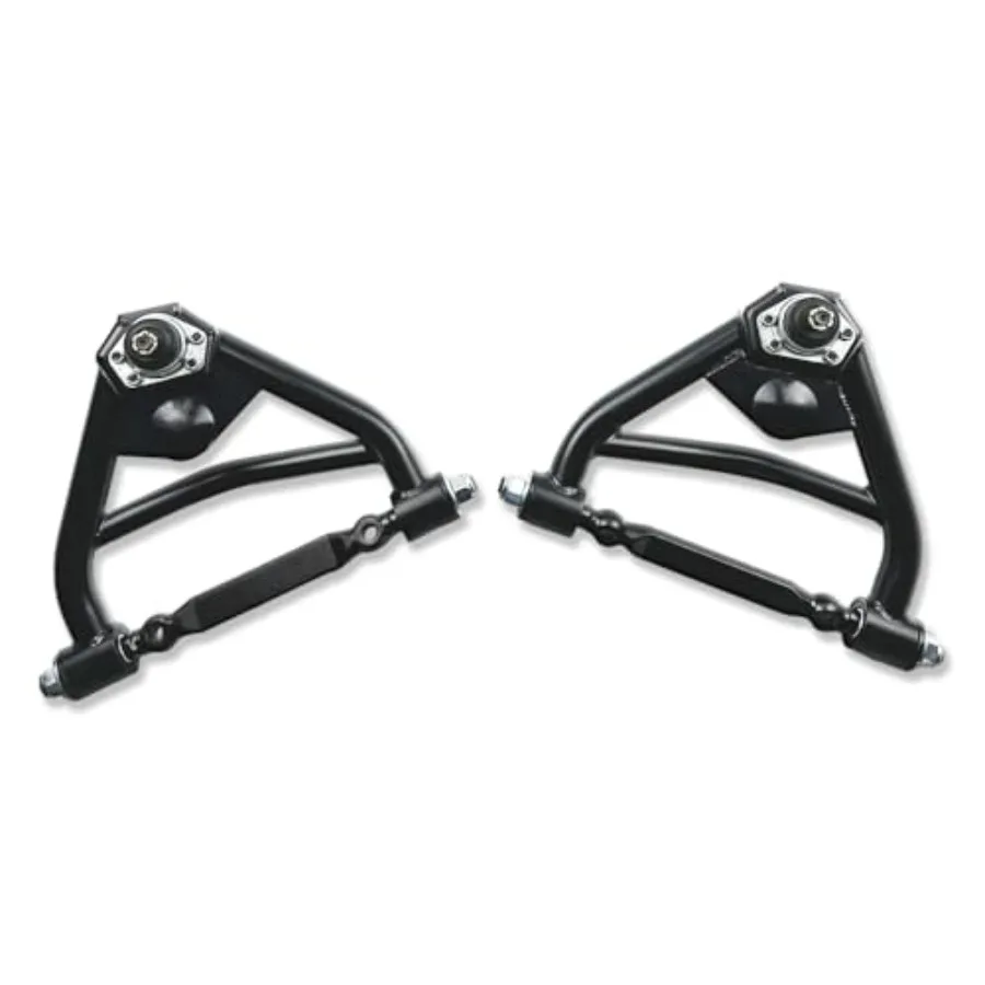 Tubular Upper Control Arms for Chevrolet Camaro and Pontiac Firebird 19701981 Black Coated Performance Suspension Upgrade for I