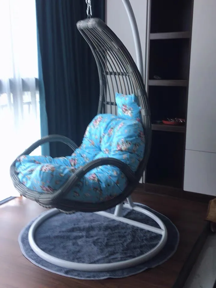 Adult Hanging Chair Rattan Chair Hanging Basket Swing Rocking Chair Single Double Outdoor Home Indoor