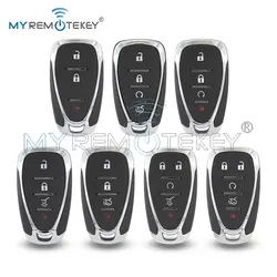 REMTEKEY akıllı uzaktan araba anahtarı kabuk durumda Fob değiştirme için Chevrolet Chevy Camaro Cruze Malibu 2016 2017 2018 2019 2020