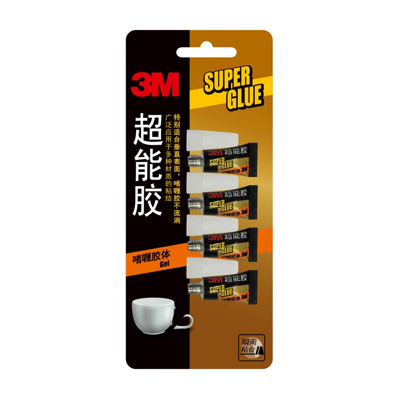 3M AD119 Super Glue Instant-Dry Fast-Drying Adhesive For Plastic Rubber Metal 502 Quick-Curing Glue