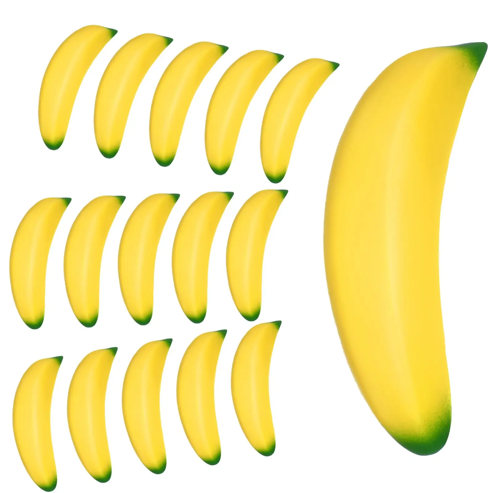 Squishy Banana Stress Relief Toy Slow Rising Soft Squeeze Toy Simulation Fruit Fidget Toys Anti Anxiety Hand Exercise Decor Gift