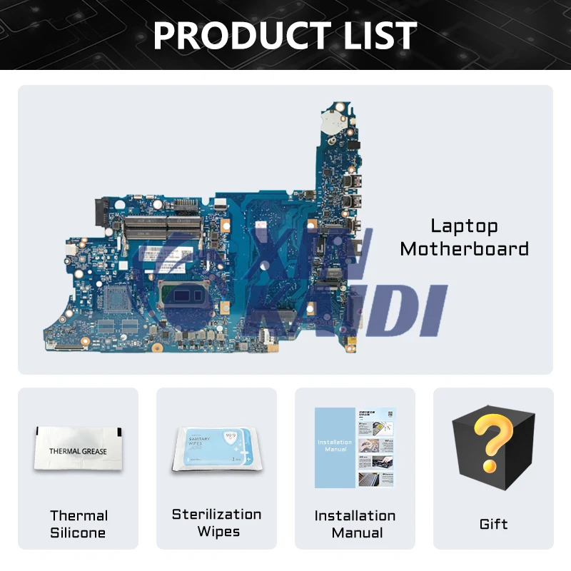 สําหรับ HP Probook 650 G5 Mainboard 6050A3028501 i5 i7 8th Gen L58731-601 L58733-601 001 แล็ปท็อปเต็มทดสอบ 650-G5