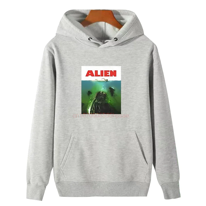 Xenomorph Jaws Aliens Alien Covenant Movie Sci-Fi Funny Graphic Hooded Sweatshirts Winter Pullovers Thick Sweater Hoodie