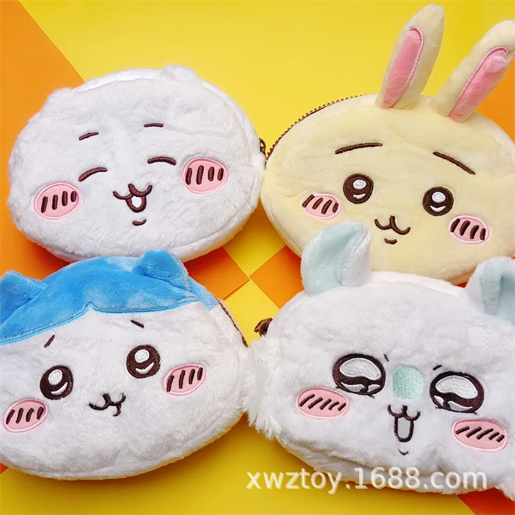 Chiikawa Double‑Sided Storage Pouch, Chiikawa Turn Into Hachiware, Cosmetic Makeup Bag Stationery Pen Case Organizer