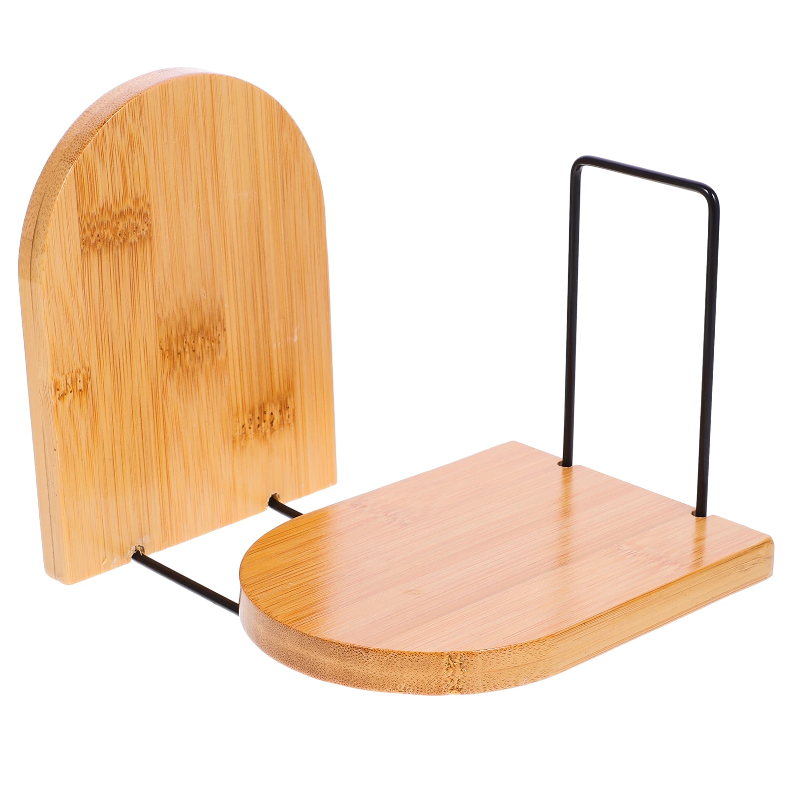 

2 Pcs Creative Bookends Bamboo Holder Desk ganizer Student Supplies Multi Function Study Aids Table Accessories Storage