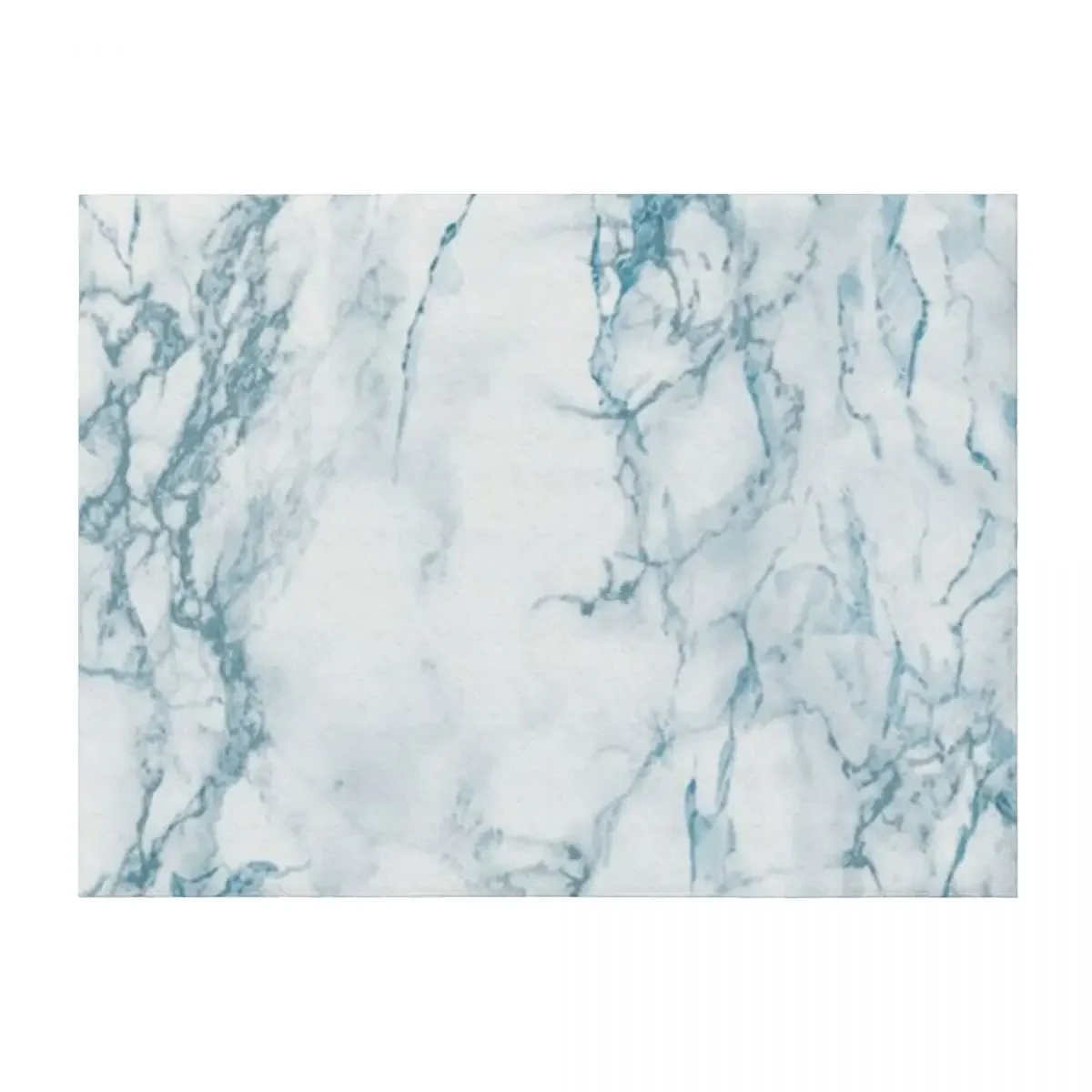 

pale blue marble Throw Blanket Weighted For Sofa Thin Luxury Brand Designers Blankets