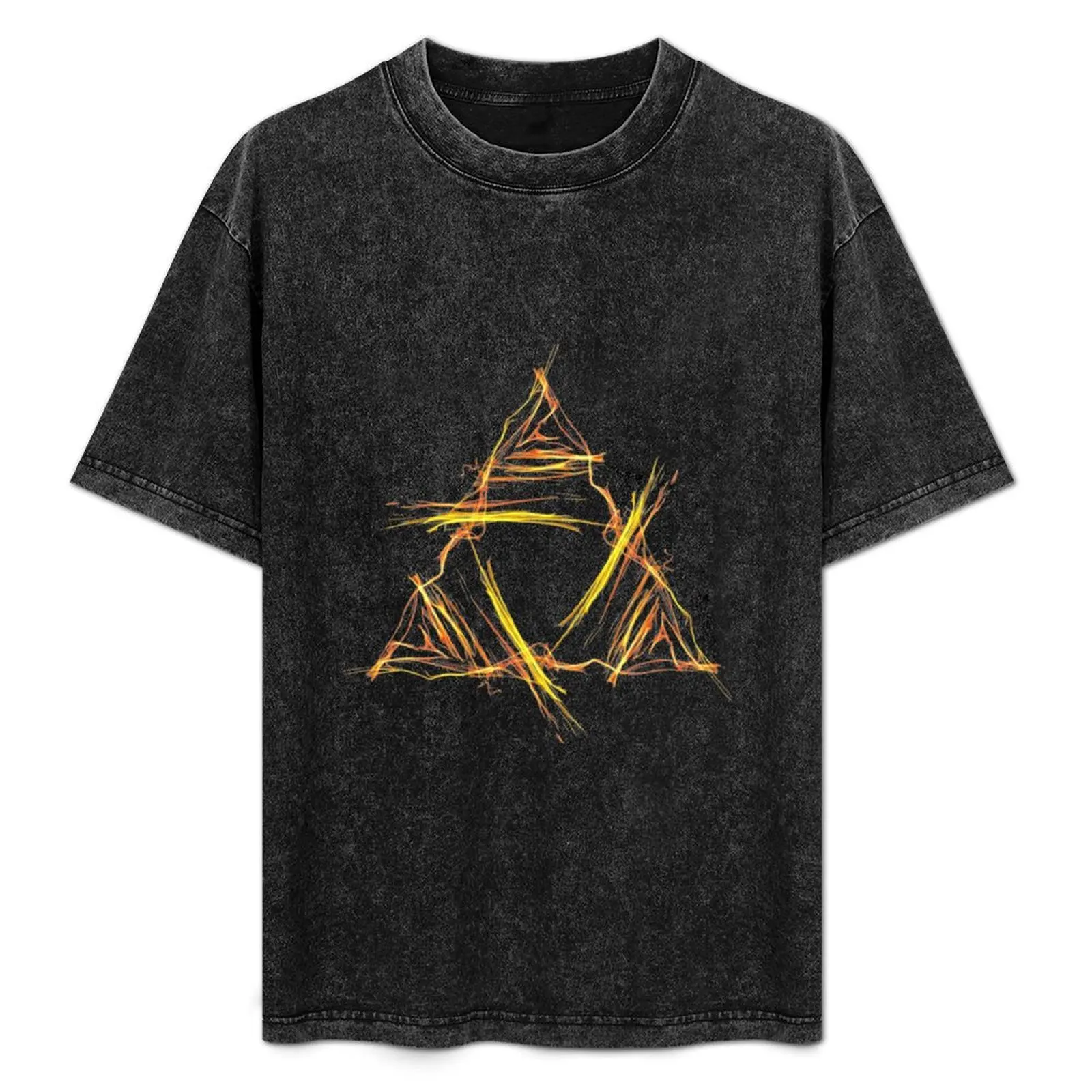 

Классическая футболка Triforce, однотонная повседневная футболка базового цвета
