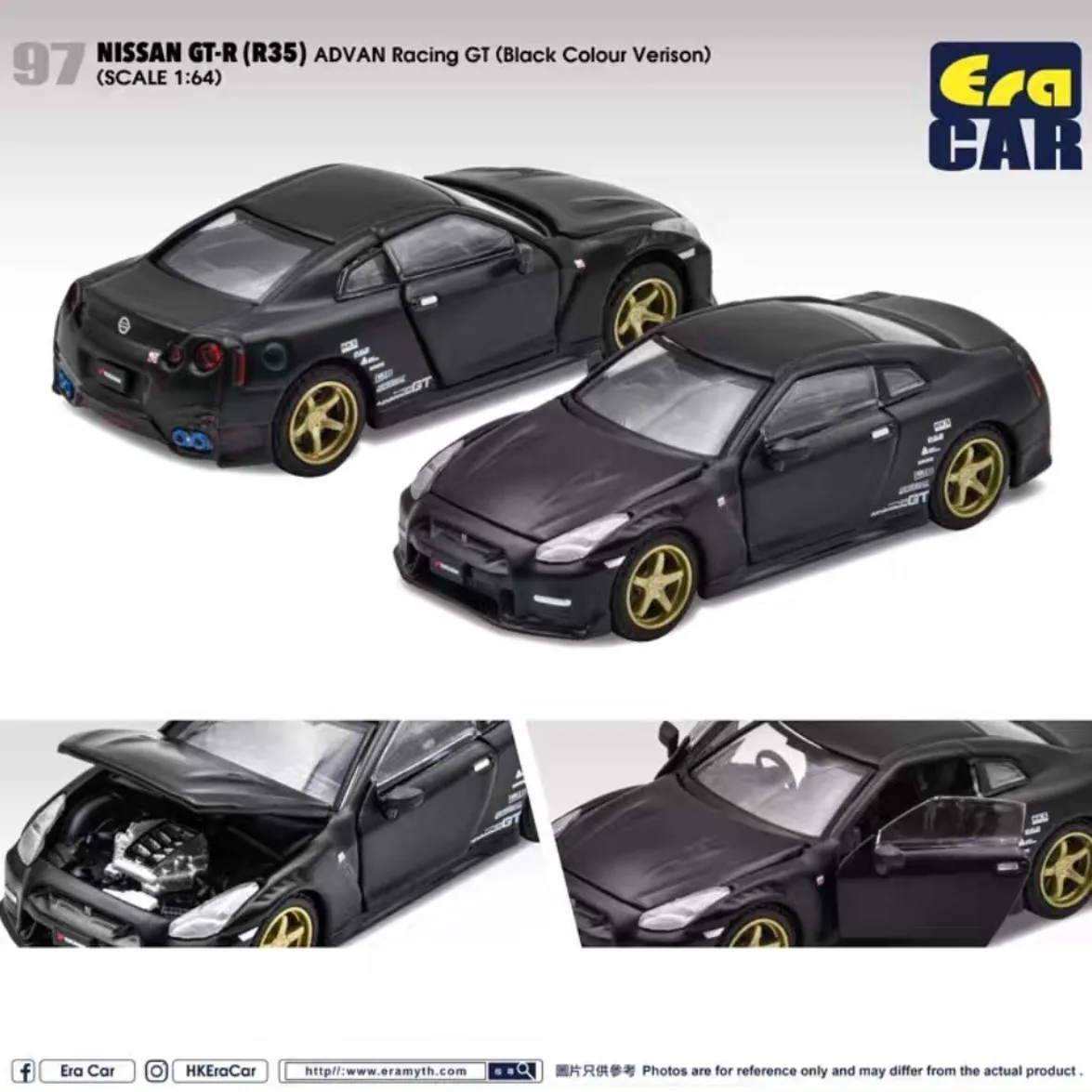 Era 1:64 Nissan Gtr 50th Nismo R35 2020 Diecast Model With Opening Doors
