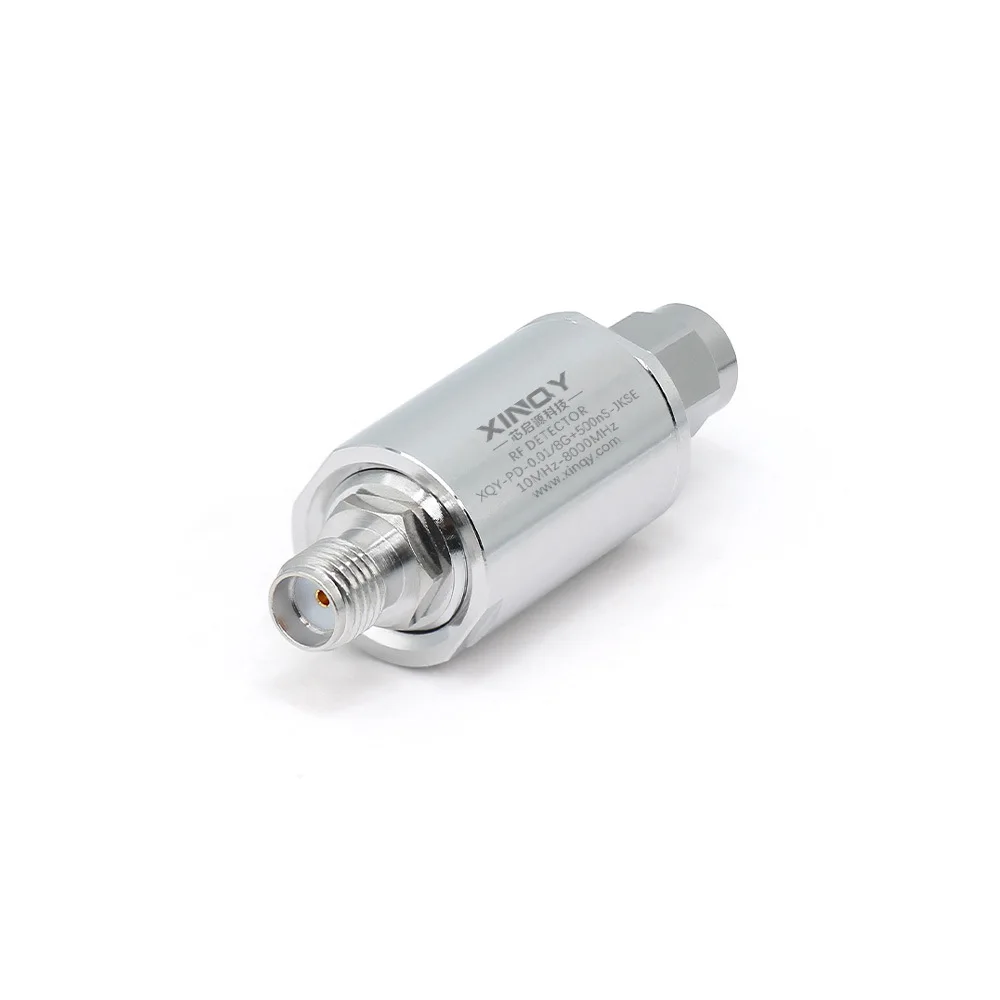 XINQY 10MHz-8GHz high frequ ency sign al dete ction + 20dBm (100mW) RF detector SMA head