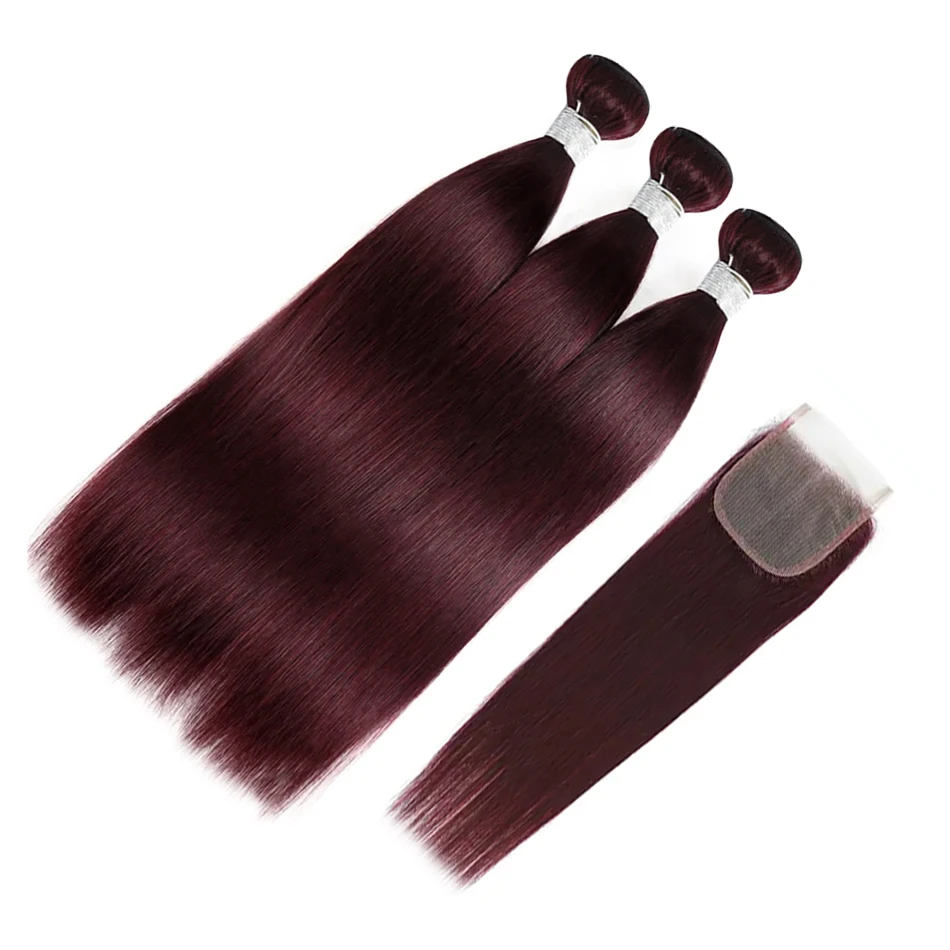 Shinehair 100% Natural 16-28 Inch Bulk 99J Straight Human Hairs Bundles for Braiding Extensions Bulk Hair Salon Supplies