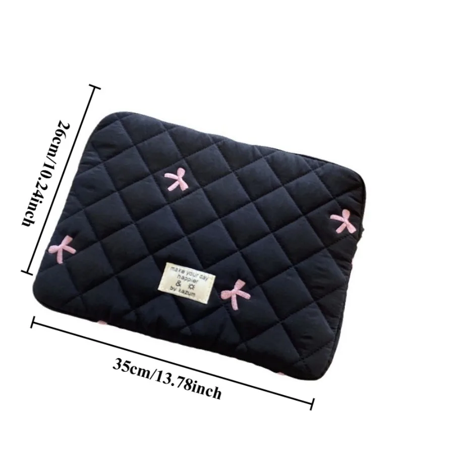 Fashion Korean version of the cute little Tablet PC inner bag computer protective sleeve gentle bow dressy computer bag