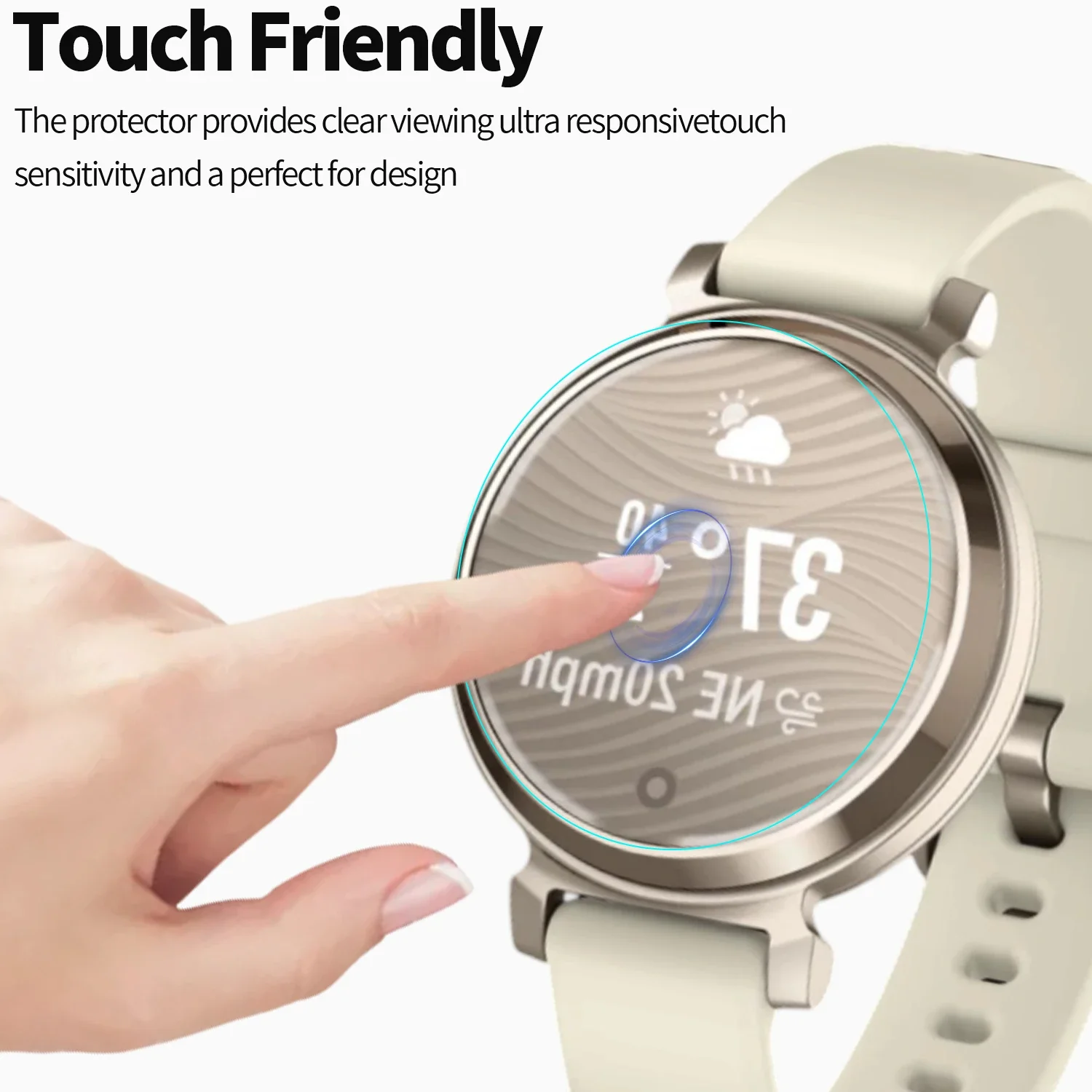 Full Cover Screen Protector For Garmin Lily 2 Active Smartwatch Anti Scratch Tempered Glass Protective Films For Lily2 Active