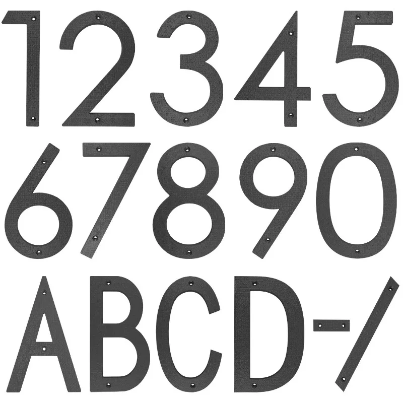 

Custom Exterior House Number Plate Acrylic Cutting Plate Personalized Outdoor Residential Street Number Plate Door Sign Gift