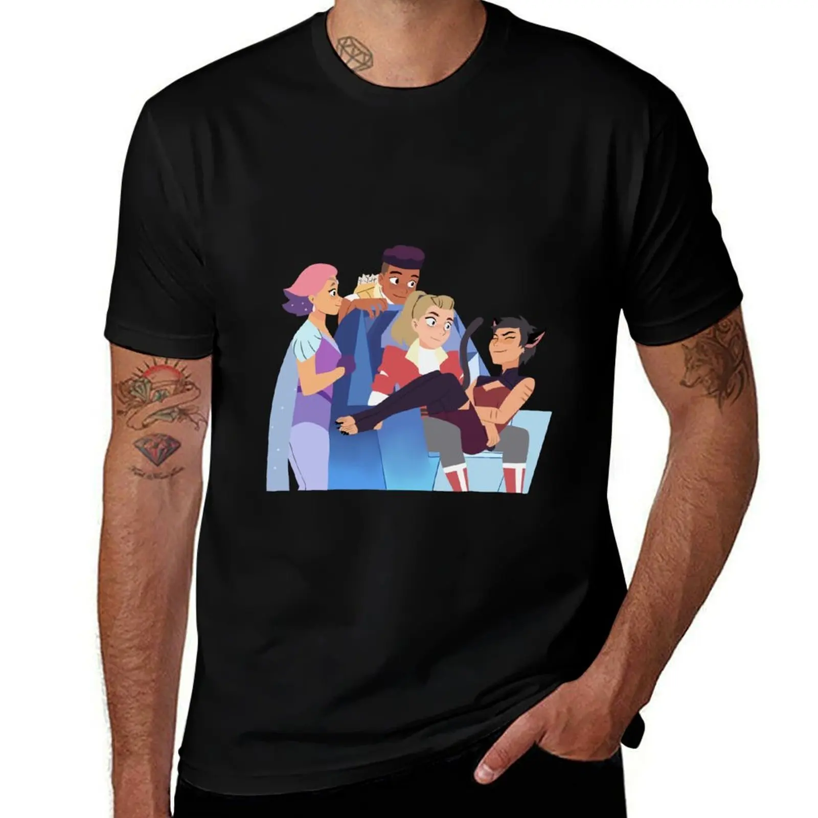 cOncentrate, adora! T-Shirt Work Casual Loose Fit T-Shirt