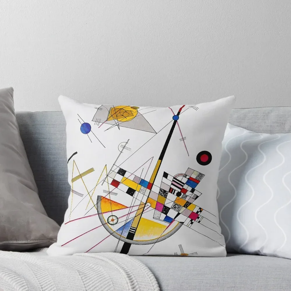 Kandinsky - Delicate Tension Throw Pillow Sofa Cushion Christmas Cushion For Home Pillowcase pillow