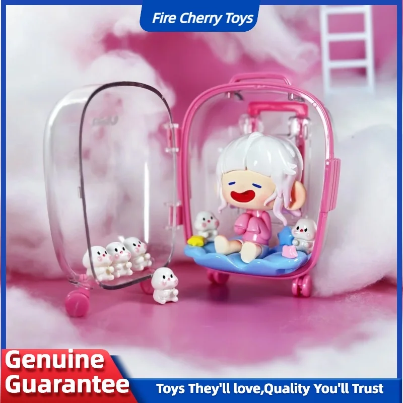 ของแท้ Llan สีชมพู Dream Series กล่องตาบอดอะนิเมะ Action Figure ตุ๊กตาน่ารักอุปกรณ์ต่อพ่วงสาววันเกิด Surprise ของขวัญ Figurine เครื่องประดับ