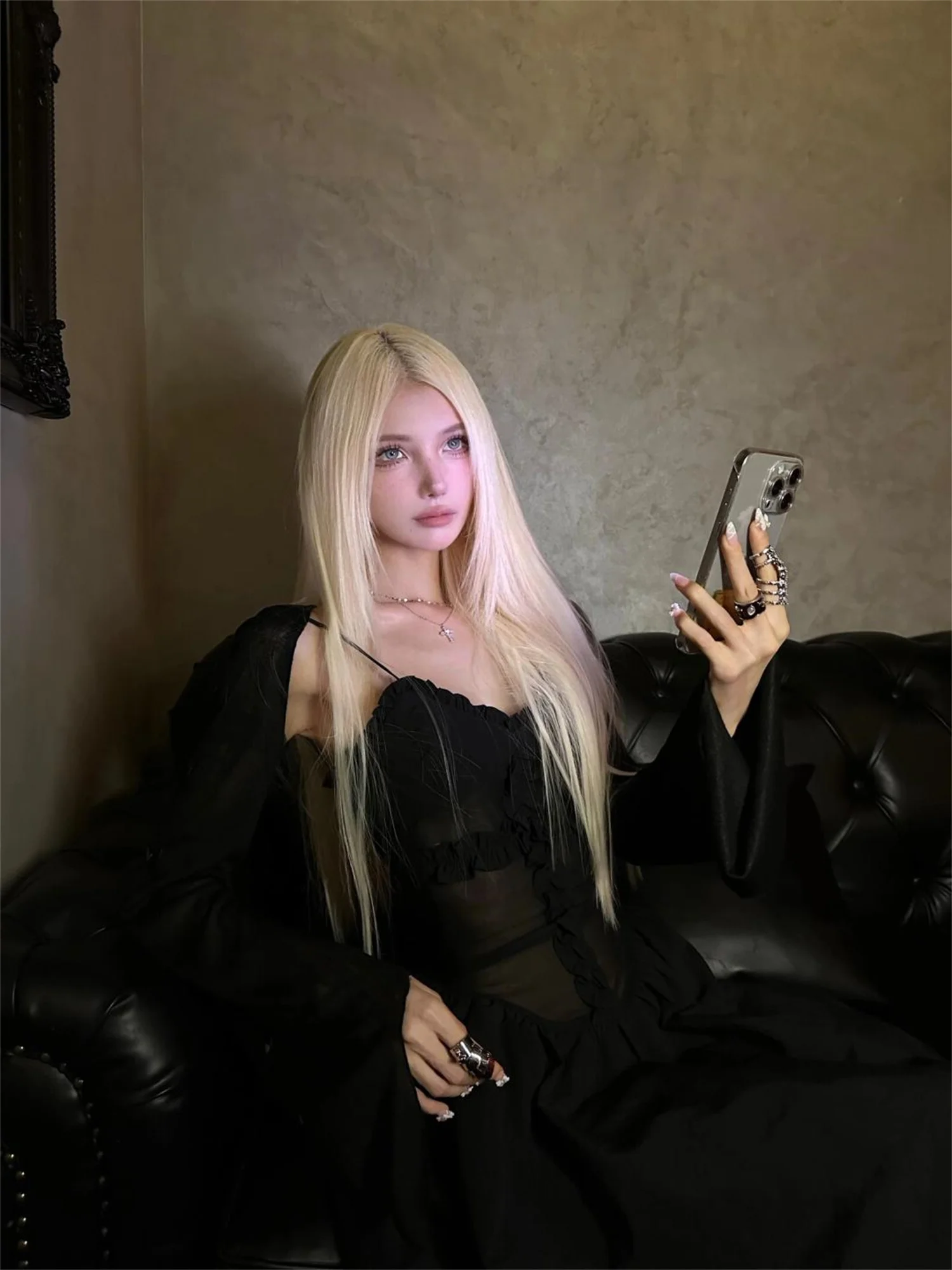 ชุดคอสเพลย์ผู้หญิงสไตล์เซ็กซี่สำหรับวันฮาโลวีน กระโปรงยาวแบบผูกไขว้  ชุดลำลองสำหรับใส่ไปทำงาน  กระโปรงยาว