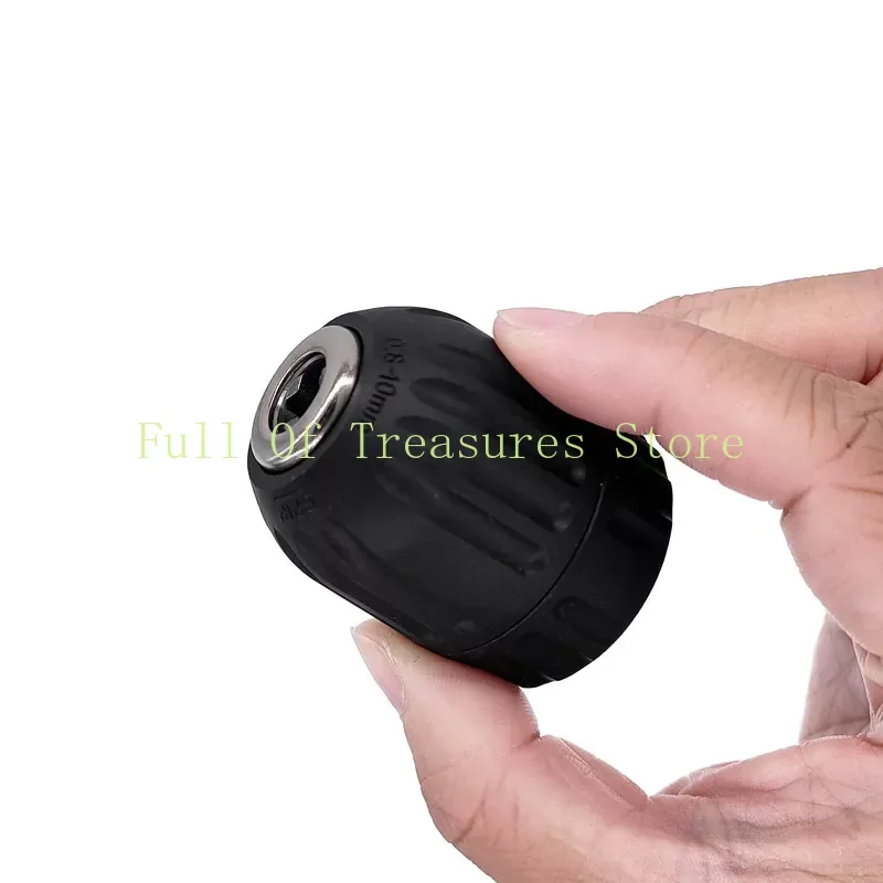 Drill Chuck 0.8-10mm 2-13mm 3/8-24UNF Conversion Thread Drill Chuck 1/2-20UNF Wrench Into Electric Drill 3 Jaw Chuck