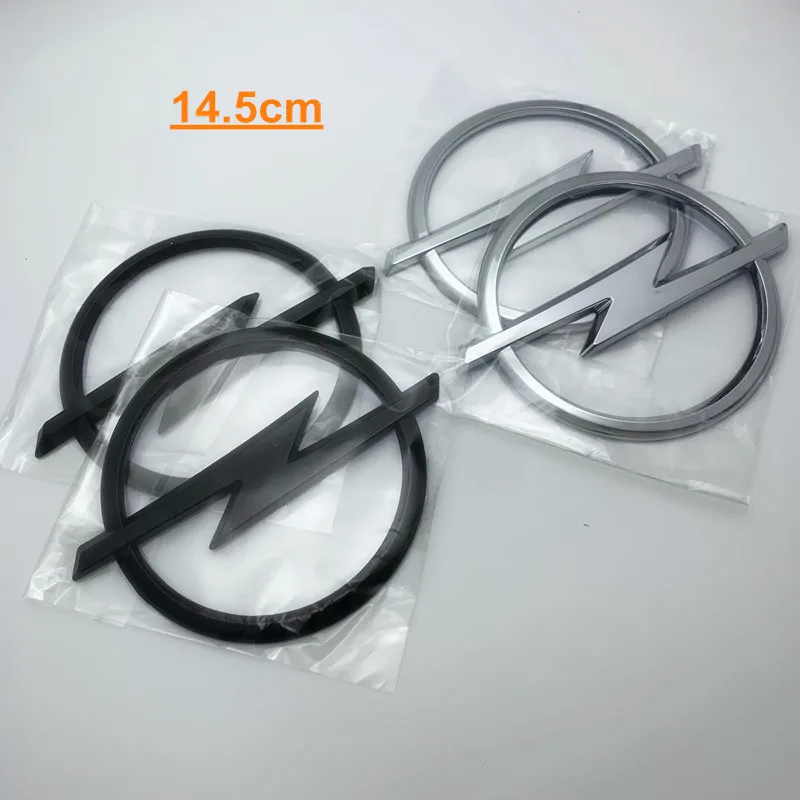 

14.5cm 145mm OPEL abs Car Front Grille Hood Bonnet Emblem Rear Trunk Badge Logo Sticker For Opel Astra Insignia Corsa Zafira