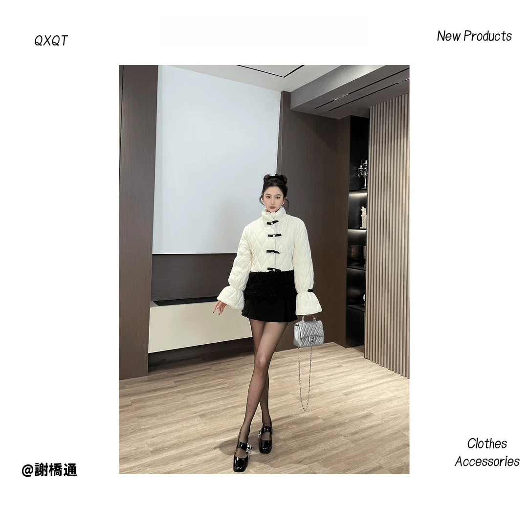 

Princ Sle Quilted Cotton Jaet Autumn Winter Design Sensation Color Blo Diamond Pattern Women's Knitted Sweater