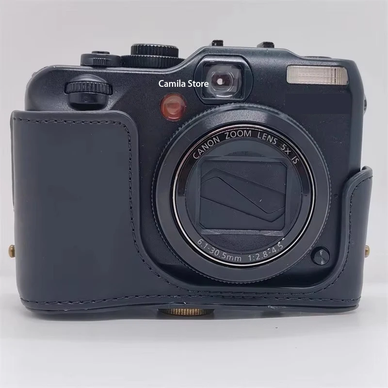 Waterproof Photo Camera PU leather Bag Body cover Case For CANON G10 G11 G12 G15 G16 Digital Camera Protective sleeve