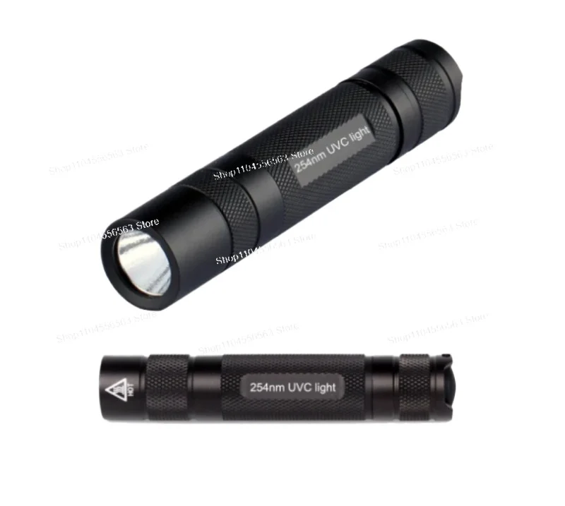 

254nm SW UV LED Flashlight for Fluorescent Minerals, High Power Shortwave UVC Torch for Phosphor Detection