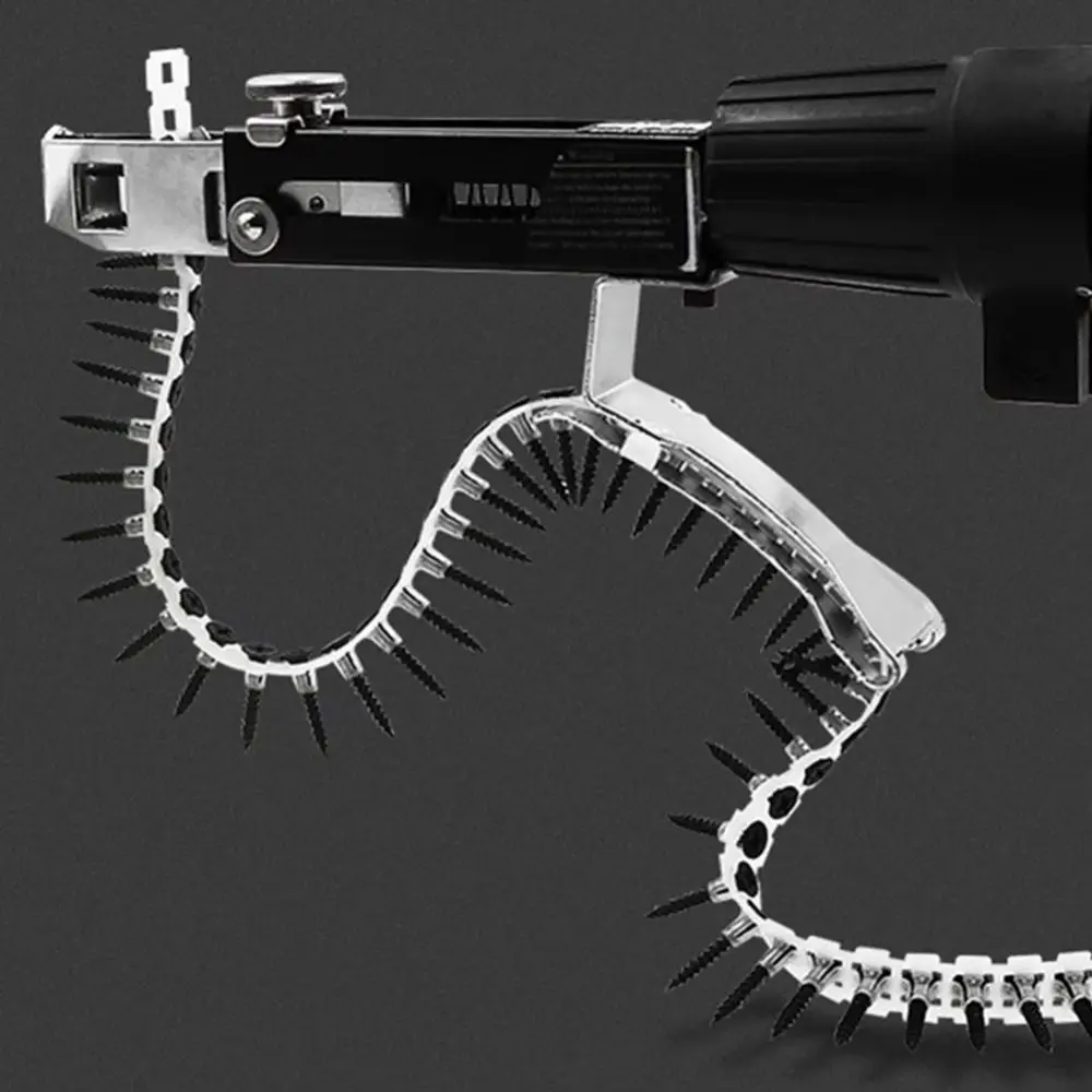 1000Pcs Cross Slot Chain Screws Plastic Strip Collated Screws Self-Tapping Screws Woodworking Strip Screws Wall Screws