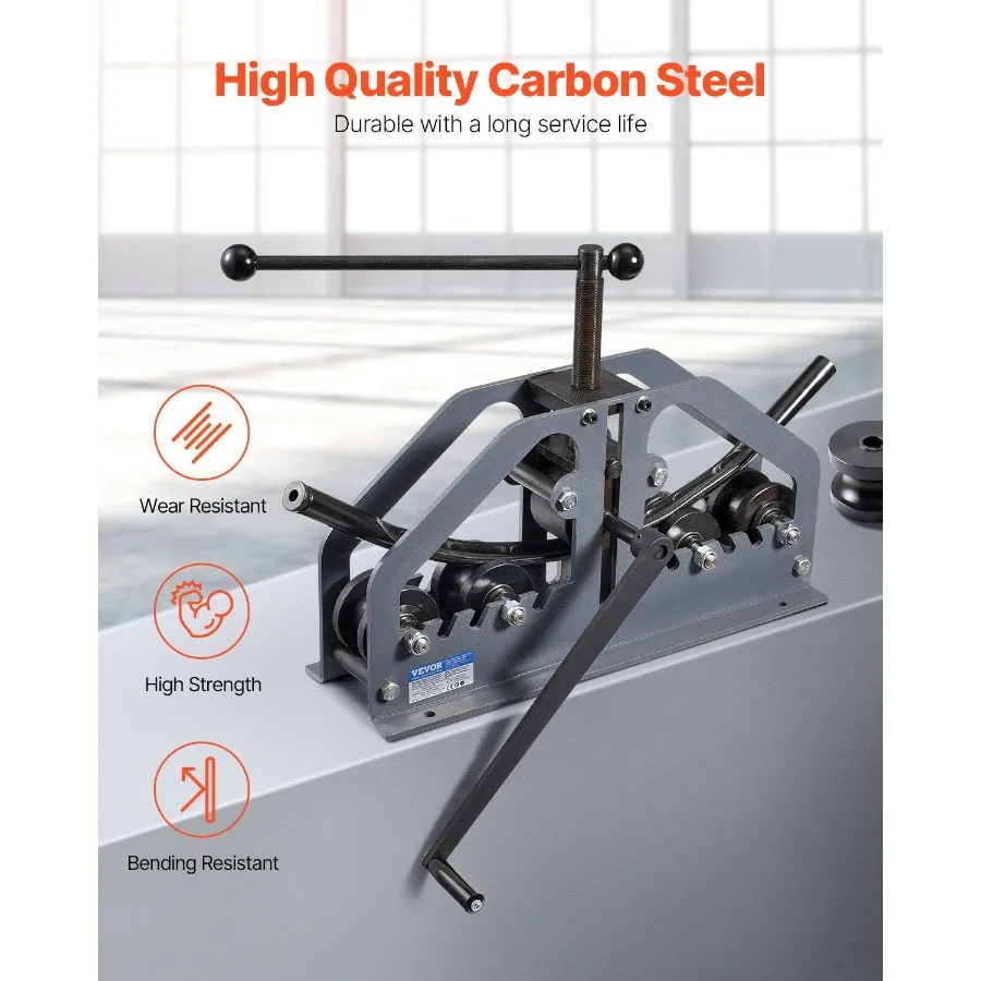 Dobrador de rolo de tubo Max 11 2 Dobrador de rolo de tubo manual com 6 matrizes