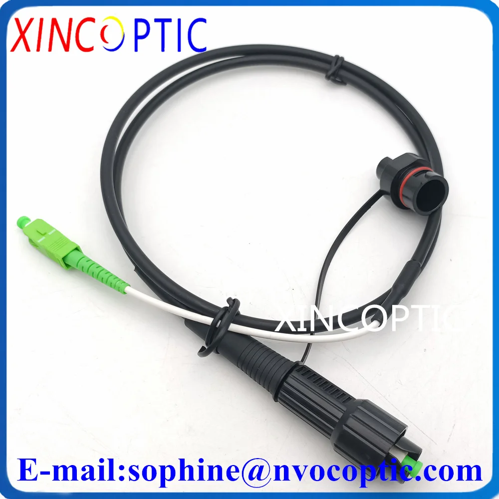 Imagem -04 - Impermeável Corning Huawei Mini Scapc 1m 5.0 mm Cabo Preto para sc Apc Optitap Fibra Óptica ao ar Livre Conector Cabo de Remendo Ip67