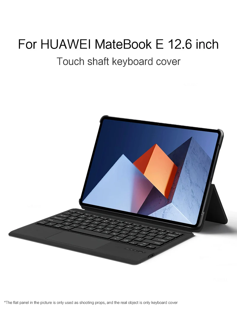 Bluetooth Keyboard Case Russian French Hebrew Spanish Korean Portuguese For HUAWEI MateBook E 2022 12.6" DRC-W58 W56 W76 Tablet