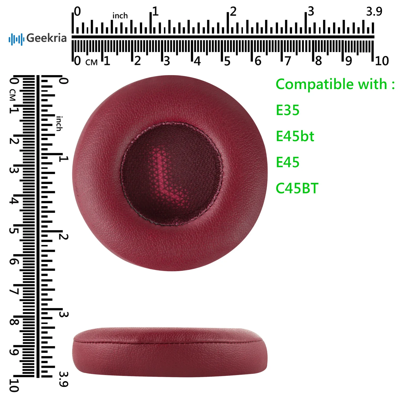 Geekria QuickFit Wymienne nauszniki do słuchawek JBL E35, E45bt, E45, C45BT, nauszniki zestawu słuchawkowego