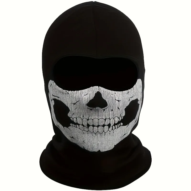 Gothic Skull Mask/Unisex for Men & Women/Face Cover with Skull Design/Ideal for Cycling